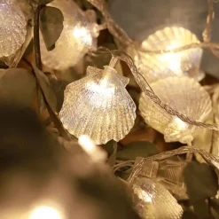 LED-Lichterkette – Strandmuschel-Dekoration