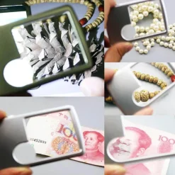 LED-Lupe im Taschenformat – Mini-Kreditkartenlupe