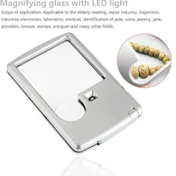 LED-Lupe im Taschenformat – Mini-Kreditkartenlupe