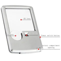 LED-Lupe im Taschenformat – Mini-Kreditkartenlupe