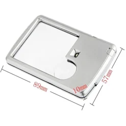 LED-Lupe im Taschenformat – Mini-Kreditkartenlupe