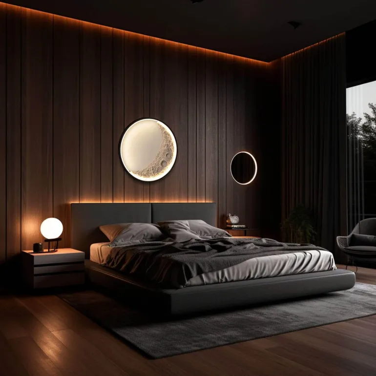 LED-Nachtlampe - Gaspard Halbmond-Dekorationslicht