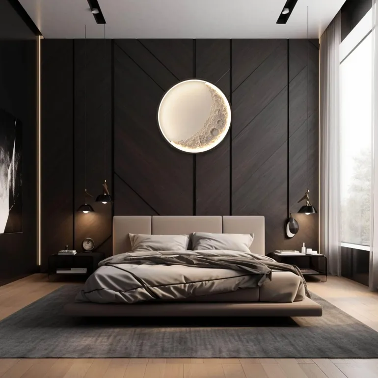 LED-Nachtlampe - Gaspard Halbmond-Dekorationslicht