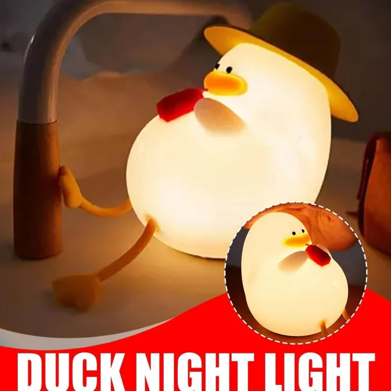 LED-Nachtlampe - Verträumtes Enten-Atmosphärenlicht