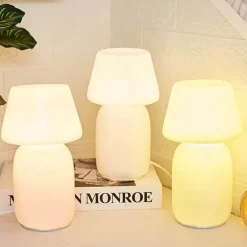 LED-Nachtlampe in Form eines geneigten Pilzes – dekoratives Akzentlicht