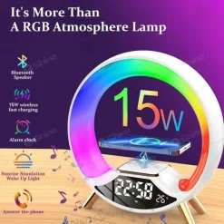 LED-Nachtlampenlautsprecher - Multifunktionales Schlafzimmerlicht