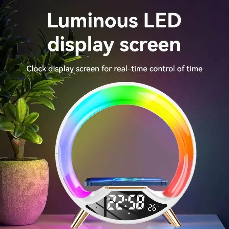 LED-Nachtlampenlautsprecher - Multifunktionales Schlafzimmerlicht
