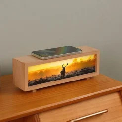 LED-Nachtlampenprojektor - Buntes Kunstlicht