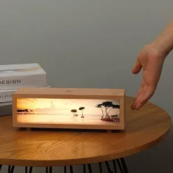 LED-Nachtlampenprojektor - Buntes Kunstlicht