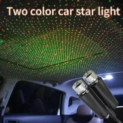 LED-Nachtlichtprojektor mit Tonaktivierung – farbenfrohes Himmelsdesign