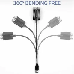 LED-Nachtlichtprojektor mit Tonaktivierung – farbenfrohes Himmelsdesign