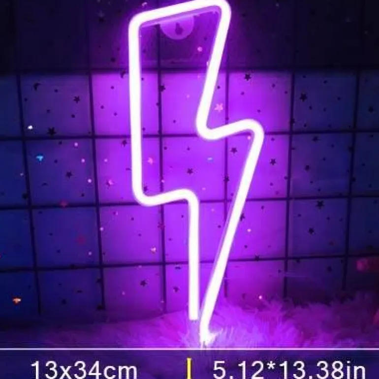 LED-Neon-Wandschild – Helles Neon-Dekor