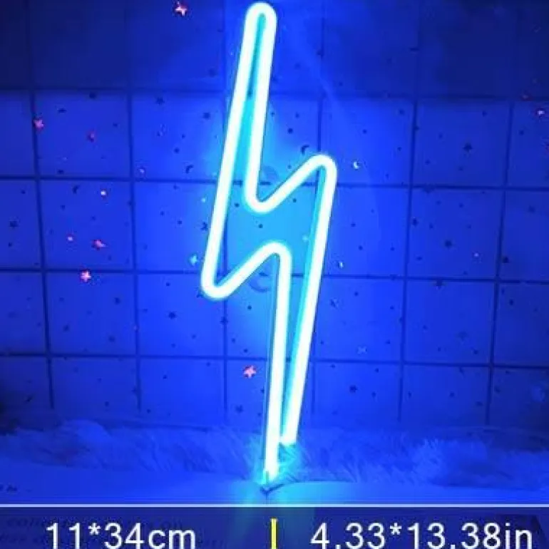 LED-Neon-Wandschild – Helles Neon-Dekor