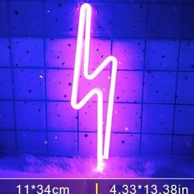 LED-Neon-Wandschild – Helles Neon-Dekor