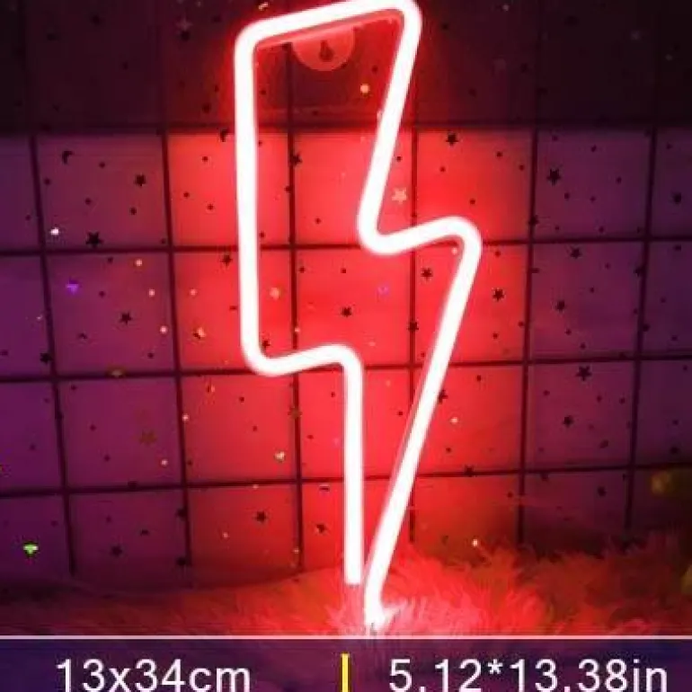 LED-Neon-Wandschild – Helles Neon-Dekor