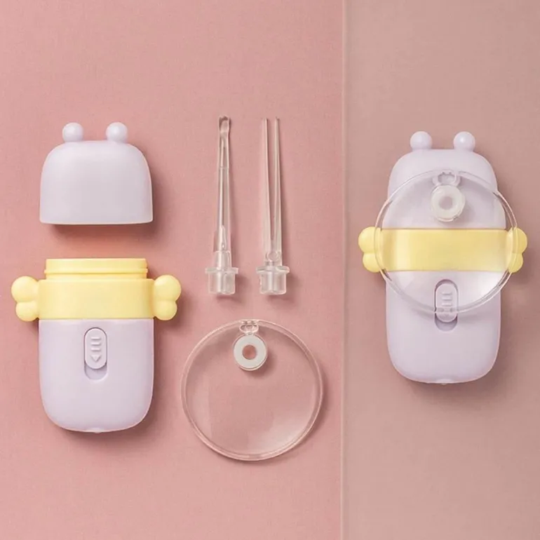 LED-Ohrreiniger für Babys – süßes Cartoon-Design