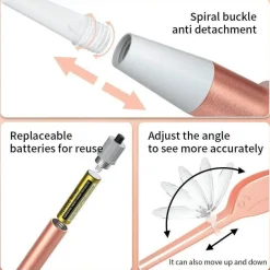 LED-Ohrreinigungspinzette – Bright View Ohrenpflege-Werkzeugset
