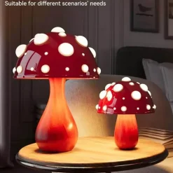 LED-Pilz-Schreibtischlampe – Moderne Beleuchtung für das Homeoffice