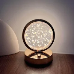 LED-Quallenlampe – Dekoratives Kristall-Tischlicht