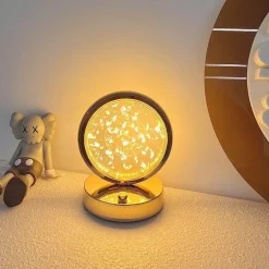 LED-Quallenlampe – Dekoratives Kristall-Tischlicht