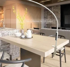 LED-Schreibtischlampe mit Fernbedienung – Tischlampe mit Klemmleuchte
