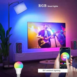 LED-Stehleuchte – Moderne, schlichte Wohnraumbeleuchtung