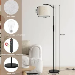 LED-Stehleuchte – Moderne, schlichte Wohnraumbeleuchtung