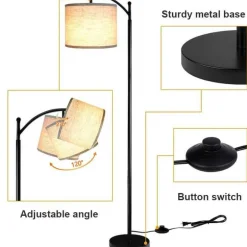 LED-Stehleuchte – Moderne, schlichte Wohnraumbeleuchtung