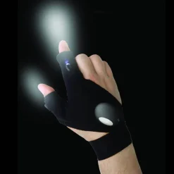 LED-Taschenlampenhandschuhe – beleuchtete fingerlose Handschuhe zum Freihändigen Arbeiten