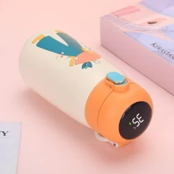 LED-Wasserflasche – Funky Thermosflasche mit Temperaturanzeige