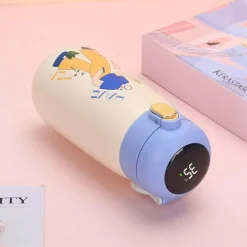 LED-Wasserflasche – Funky Thermosflasche mit Temperaturanzeige