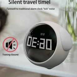 LED-Wecker mit Nachtlicht – süße Nachttischlampe