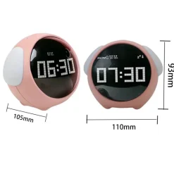 LED-Wecker mit Nachtlicht – süße Nachttischlampe