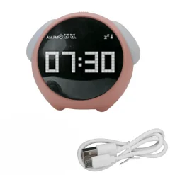 LED-Wecker mit Nachtlicht – süße Nachttischlampe