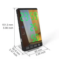 LED-Weckerspiegel - Touchscreen-Display