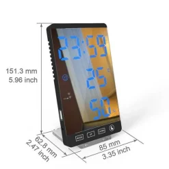 LED-Weckerspiegel - Touchscreen-Display