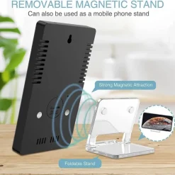 LED-Weckerspiegel - Touchscreen-Display