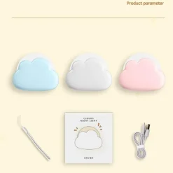 LED-Wolken-Nachtlicht - Süße Kinderzimmerlampe