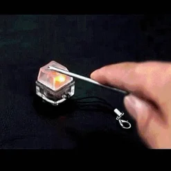 LED-Zappel-Schlüsselanhänger – leuchtendes Tastaturschalter-Spielzeug