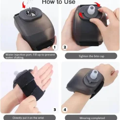 Leichte Trinkflasche zum Laufen – Outdoor-Wasserflasche fürs Handgelenk