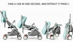 Leichter tragbarer Kinderwagen - Kompakter faltbarer Buggy