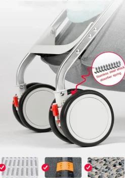 Leichter tragbarer Kinderwagen - Kompakter faltbarer Buggy