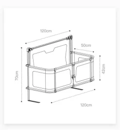 Leichtes Beistellbett – Sicherer, bequemer Babyschlafplatz