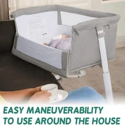 Leichtes, verstellbares Babybett – Sweet Dreams Bedside Nursery Crib