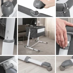 Leichtes, verstellbares Babybett – Sweet Dreams Bedside Nursery Crib