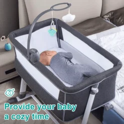 Leichtes, verstellbares Babybett – Sweet Dreams Bedside Nursery Crib
