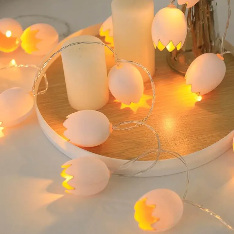 Leinenlaternen-Lichterketten – dekorative Lichterkette für den Außenbereich
