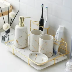 Leonardi Bathroom Accessories Set - Stylish Home Decor