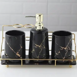 Leonardi Bathroom Accessories Set - Stylish Home Decor