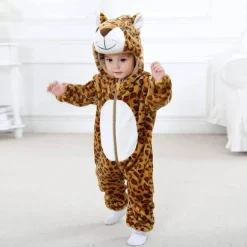 Leoparden-Baby-Kapuzenkostüm – Süßes Tier-Outfit